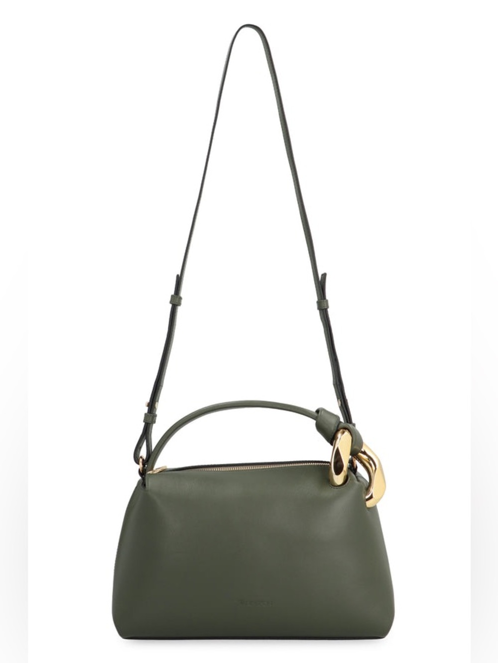 JW ANDERSON Corner Leather handbag Green